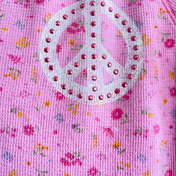 EUC VICTORIA SECRET PINK WAFFLE KNIT TOP - Picture 2 of 6